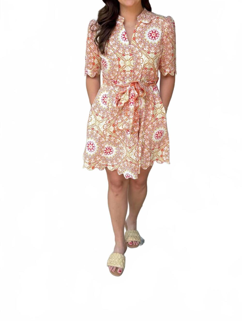 NEW HEART OF GRACE gracie mini dress in pink